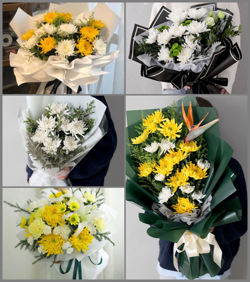湖南湘潭湘乡市虞塘镇罗宏村白事花束代送